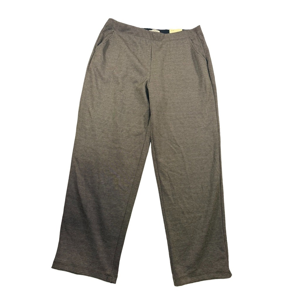 Max Studio Women's XL Slim Ankle Pull On Trouser Pants NWT Mid Rise
